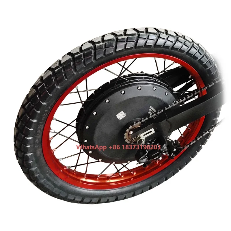 12000W Electric Motorcycle Hub Motor - ชุดแปลงมอเตอร์ไซค์/จักรยานไฟฟ้า QS273 พร้อมมอเตอร์ฮับกำลัง 8000W/12000W/15000W ใช้พลังงานจากแบตเตอรี่ลิเธียม พร้อมหน้าจอ
