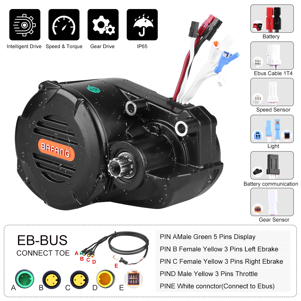 ชุดมอเตอร์ขับเคลื่อนกลาง Bafan - Mid Drive Conversion Kit 1000W บทวิจารณ์และราคา