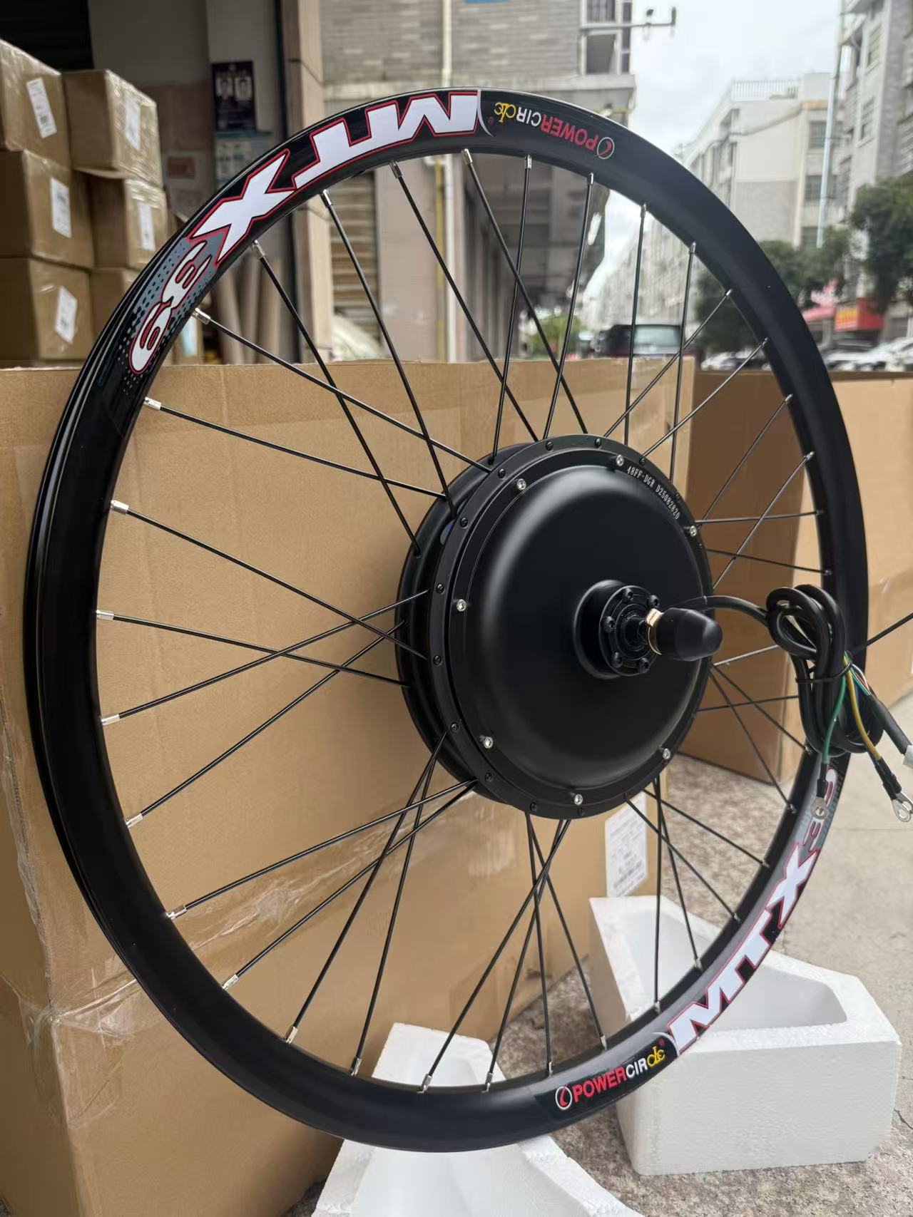 ชุดแปลงมอเตอร์จักรยานไฟฟ้า MTX - 5000W Hub Motor Kit 72V บทวิจารณ์และราคา