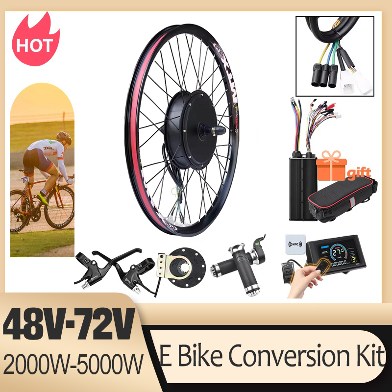 ชุดแปลงจักรยานไฟฟ้า 72V 5000W  - 5000W Hub Motor Kit 72V บทวิจารณ์และราคา