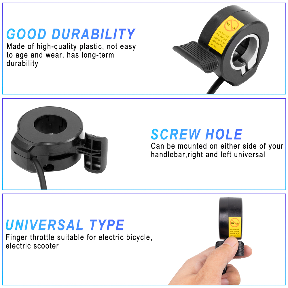 130X EBike Thumb คันเร่งสําหรั - Mid Drive Conversion Kit 1000W บทวิจารณ์และราคา