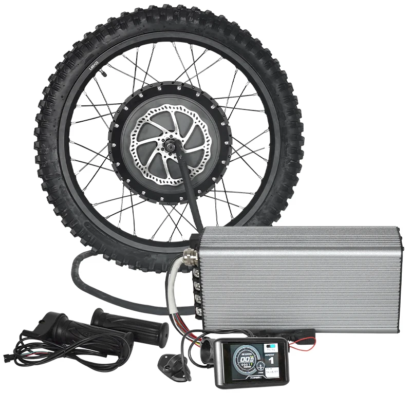 มอเตอร์ฮับล้อหลัง 6000w 8000w  - 12000W Electric Motorcycle Hub Motor บทวิจารณ์และราคา